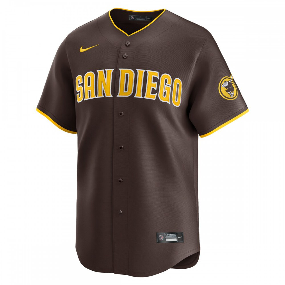 San Diego Padres Away Limited Custom Jersey - Brown-Pro Kit Vault | Brand New 26/27 Sports Jerseys